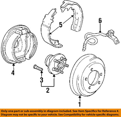 Mopar oem 4721323ad brake-brake hose