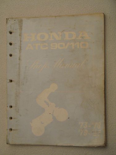 Honda genuine shop service manual atc90 atc110 original