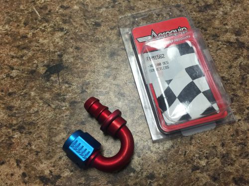 Aeroquip fcm1562 aqp socketless fitting -06an hose size 180 degree