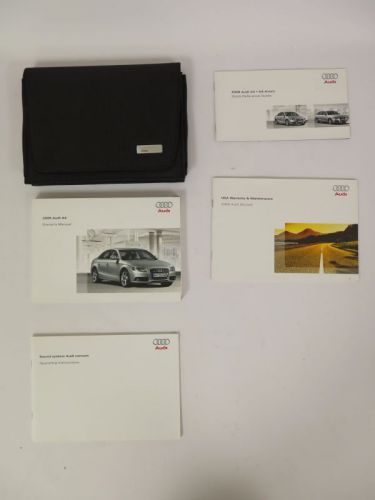 2009 audi a4 owners manual book