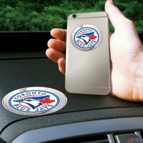 Fanmats - 2 pairs of mlb toronto blue jays dashboard phone grips 13077