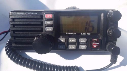 Standard horizon quantum gx2360s submersible vhf marine radio - tested excellent