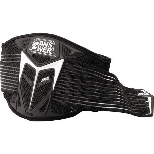 Black l/xl answer racing apex support belt