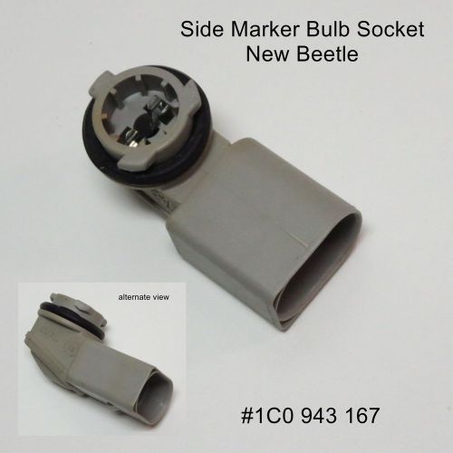 Vw new beetle side marker light bulb socket 1998-05 corner rear 1c0943167