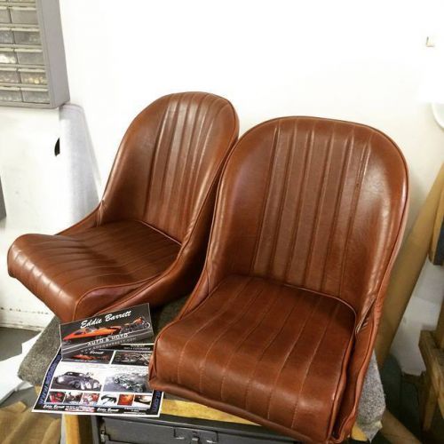 Low back bucket bomber seats