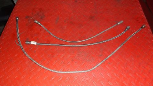 Sprint car race car steel braided brake lines