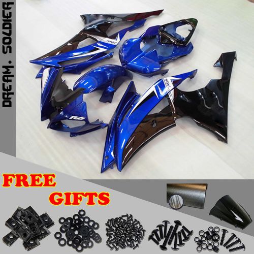 Plastic injection blue black fairing bolts fit for yamaha 2008-2015 yzf r6 k22