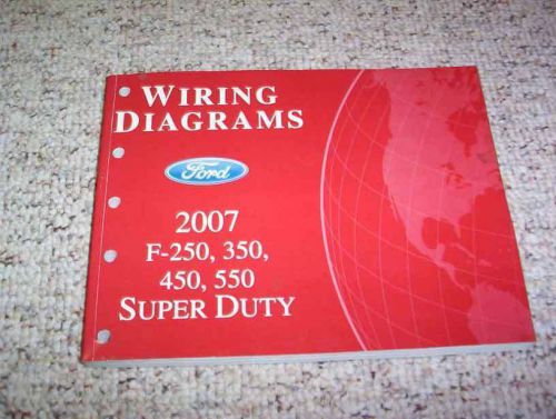 2007 ford f550 electrical wiring diagram manual xl xlt lariat diesel v8 v10