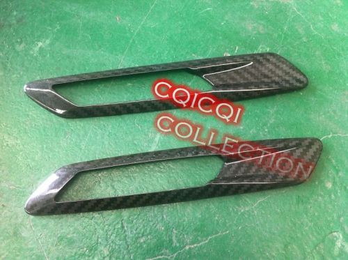 Carbon fiber bmw 11+ f10 5-series sedan light trim fender cover ◎