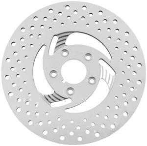 Bikers choice brake rotor rear swept for harley 81-10