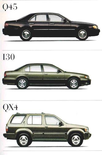 1998 infiniti brochure / catalog: qx4,q45,i30, qx-4, q-45, i-30