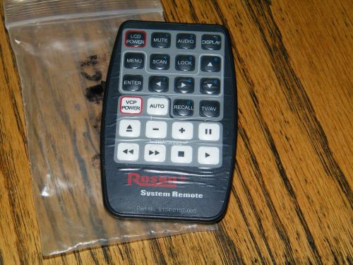 Rosen system remote nip oem part # 8104-0102-000 dvd in car audio remote