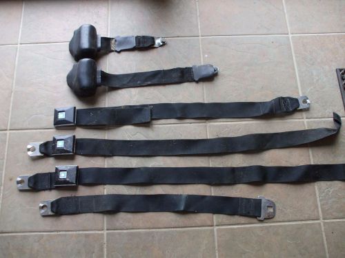 C3 corvette original seat belts