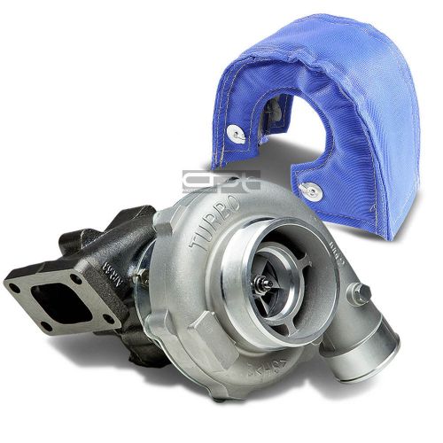 T04e t3/t4 ar.63 ceramic ball bearing turbo/turbocharger boost+blue hot blanket