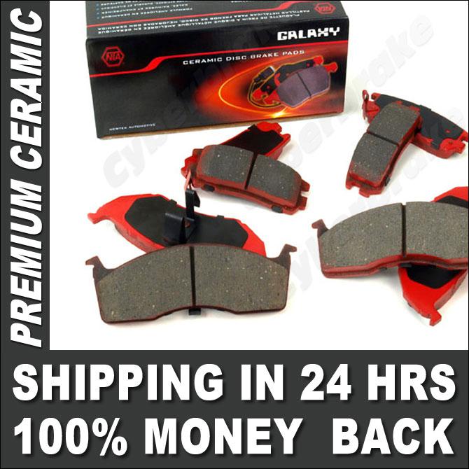 [front+rear kit] brake pads ceramic premium for ford lincoln mercury k6956