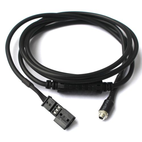 Female aux in audio adapter cable for bmw bm54 e39 e46 e53 x5 ipod iphone mp3