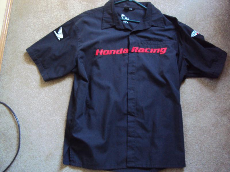 Honda joe rocket short sleeve button up dress shirt 2xl worn once