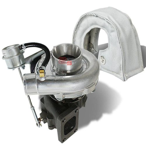 T04e t3/t4 .63ar .57 trim turbo/turbocharger int. wastegate + silver blanket