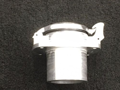 Polished aluminum flip top gas cap fuel fill boats rods crosses to empi 16-6033