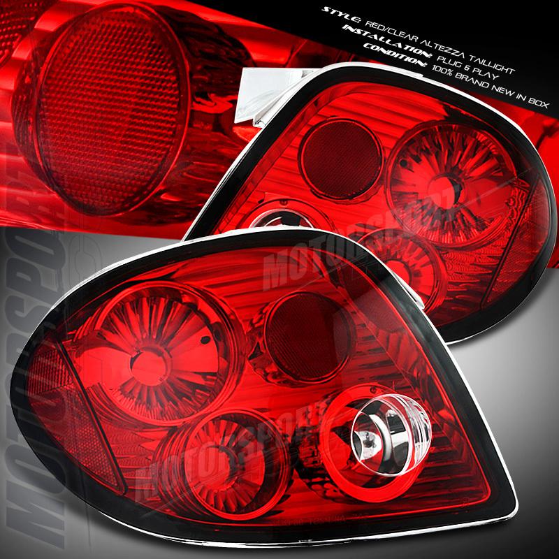 Euro red clear replacement altezza rear tail lights lamp coupe 2dr combo sets