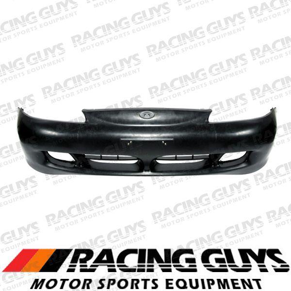 Fit 96-98 hyundai elantra front bumper cover raw black facial plastic hy1000155