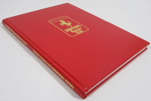 Ferrari owners club - 1990 hardback membership directory w/ bonus