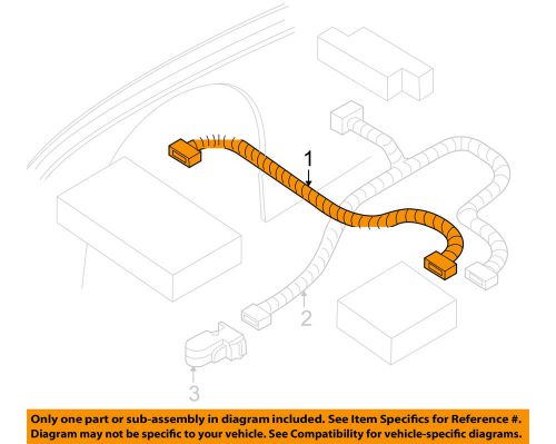 Nissan oem battery-negative cable 240800w000