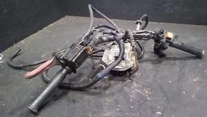 1993 polaris snowmobile xlt xcr stock handle bars throttle assembly brake master