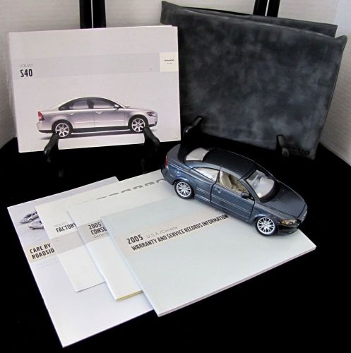 2005 volvo s40  s 40  owners manual set #o321