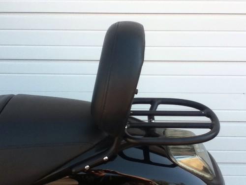 V rod base plate backrest and rack