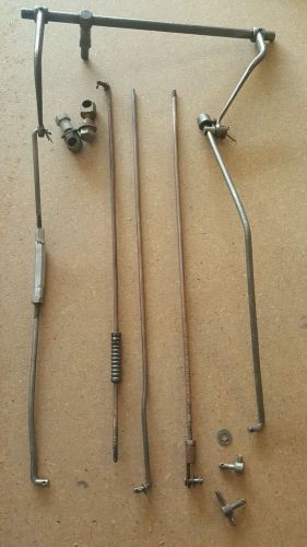 1931 cadillac engine compartment throttle,spark and choke rods