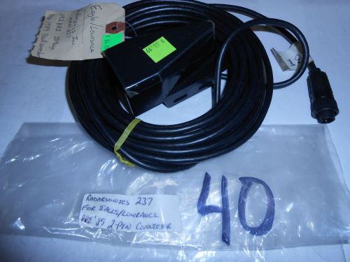 Radartronics 237 transducer 192 khz 20º eagle lowrance pre &#039;89 two pin connector