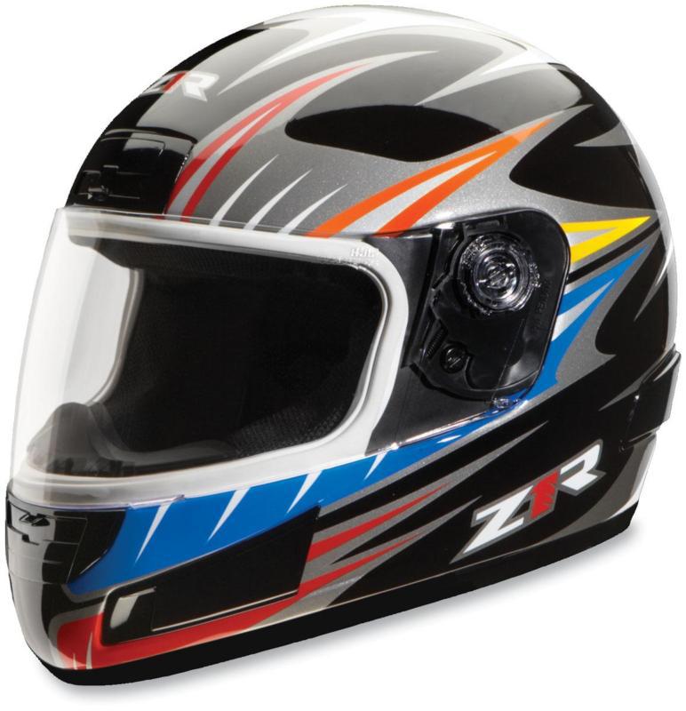 Z1r motorcycle youth blitz helmet black size small/medium