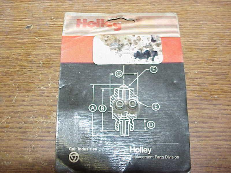 New holley carburetor  #97 jets nhra ihra imca ump braswell blake