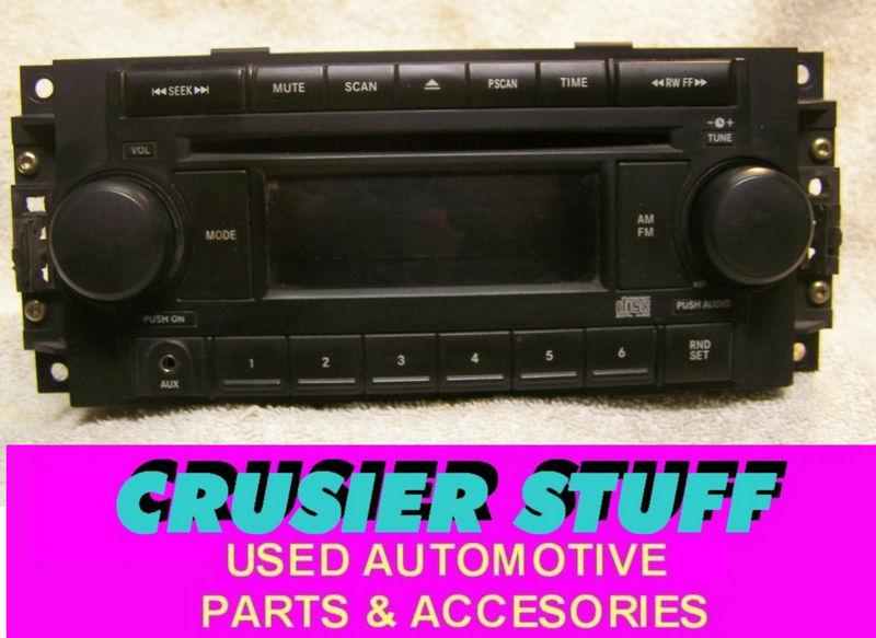 Mopar radio am/fm cd mp3 aux plug  dodge jeep chrysler ram magnum charger & more