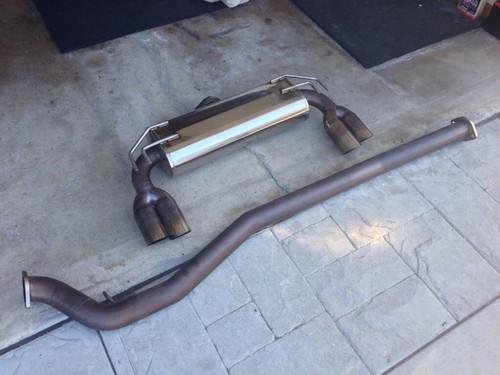 Cobb tuning evo x ss 3" quad-tip cat-back exhaust