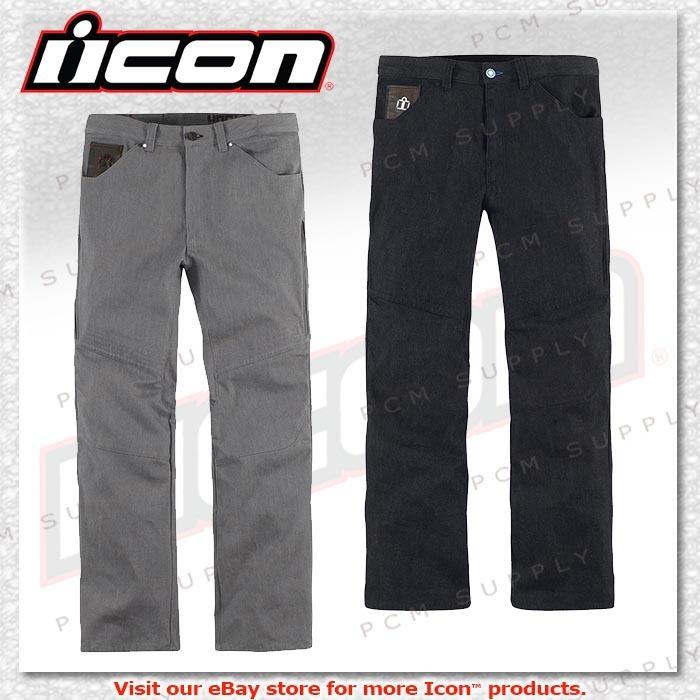 Icon hooligan denim motorcycle street pant