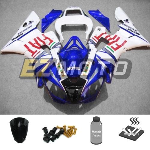 Bodywork fairing pack w/ windscreen & bolts for yamaha yzf 1000 r1 1998 1999 ac