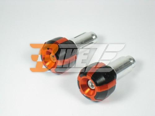 Orange 7/8" 22mm bar end plug for mille rsv r tuono 1000 rocket 3 iii classic