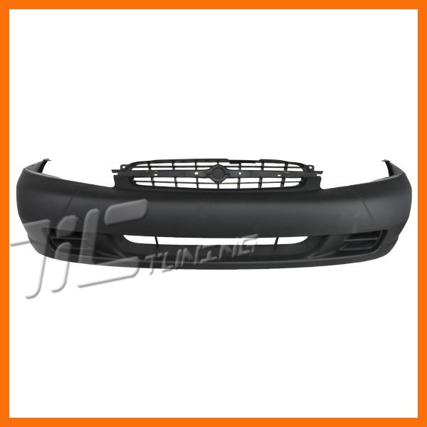 98 99 nissan altima black plastic front bumper primered cover w air hole set