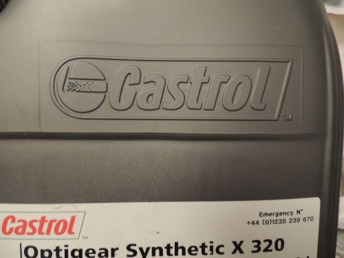 New in package castrol optigear synthetic 320x gear oil 20l