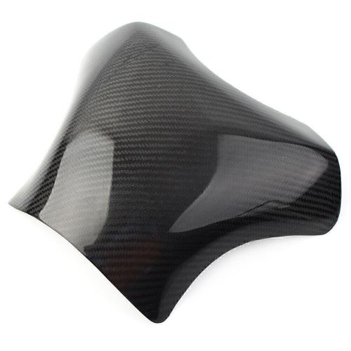 Carbon fiber gas tank cover pad protector for 2003-2004 kawasaki zx zx6r black