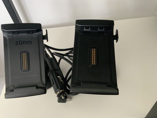 2x garmin zumo 590 windscreen mount and 12v power cable