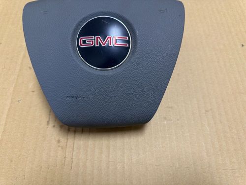 Gmc sierra yukon front left driver side steering wheel air bag airbag grey gray