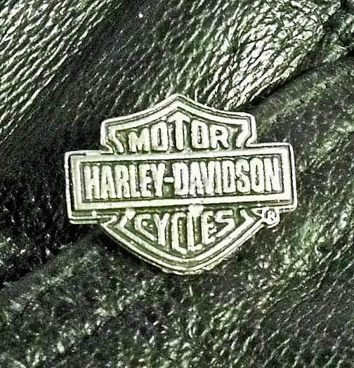 Classic harley davidson bar & shield motorcycle eagle biker jacket vest pin 1011