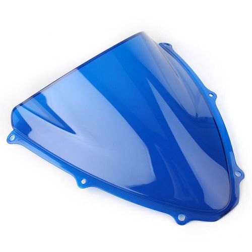 Front windshield wind screen fit suzuki gsxr600 gsxr750 2006-07 k6 plastic blue