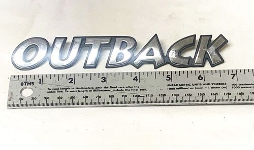 Outback  7&#034; emblem badge logo  215