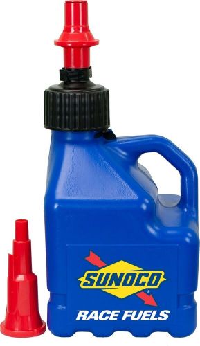 Sunoco race jugs r3100bl-ff utility jug 3 gallon with fastflo cap blue