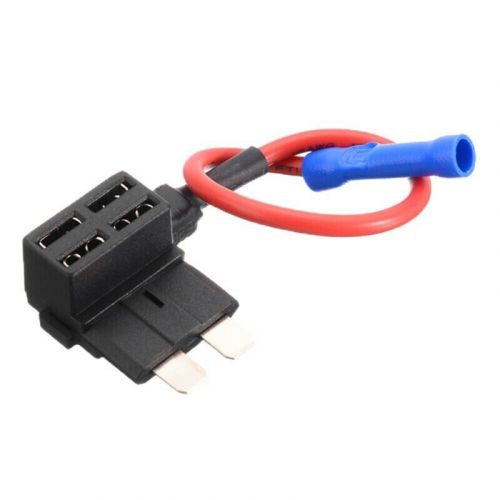 10 * car add-a-circuit fuse tap adapter 10a standard ato atc blade fuse holder