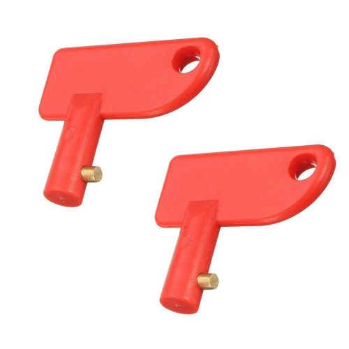 Keys cut off switch key replacement set abs plastic for battery isolator switch